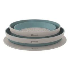 Set Di Recipienti, Tagliere E Colino Pieghevoli Outwell Collaps Blu -Easy Camp Italia ot 651083 003