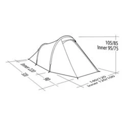 Tenda Da Campeggio Robens Arch 2 Corallo Rosso Grigio 7 Tenda Da Campeggio Robens Arch 2 Corallo Rosso Grigio -Easy Camp Italia rob 130274 777