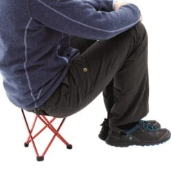 Sgabello Pieghevole Robens Geographic Rosso Nero -Easy Camp Italia rob 490001 001