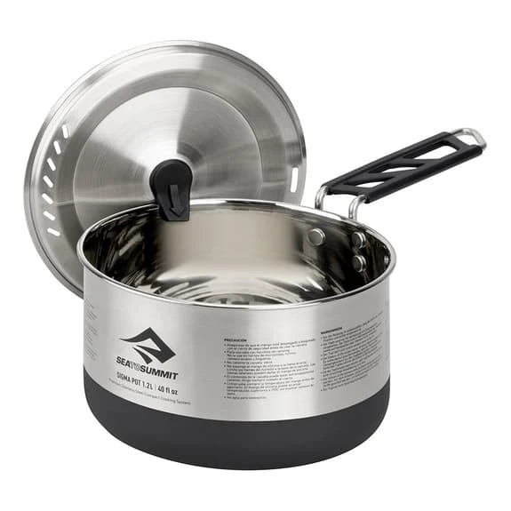 Pentola Sea To Summit Sigma Pot 1.2L Grigio Chiaro 1 Pentola Sea To Summit Sigma Pot 1.2L Grigio Chiaro