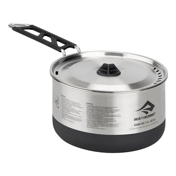 Pentola Sea To Summit Sigma Pot 1.2L Grigio Chiaro 4 Pentola Sea To Summit Sigma Pot 1.2L Grigio Chiaro - immagine 4