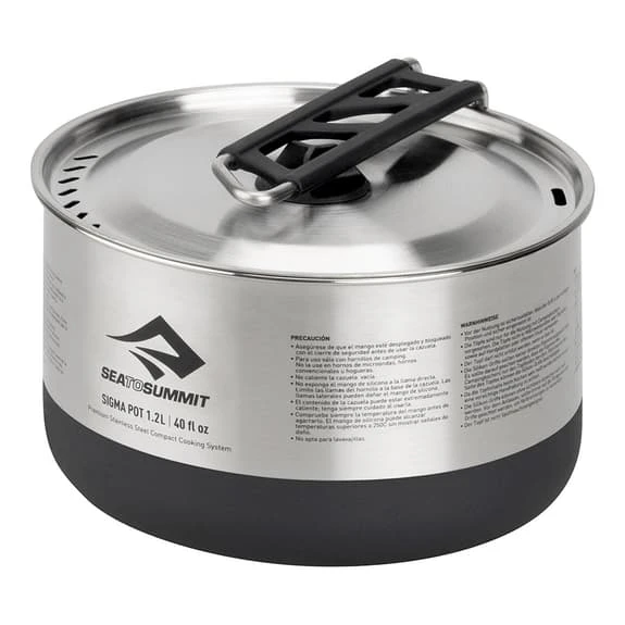 Pentola Sea To Summit Sigma Pot 1.2L Grigio Chiaro 5 Pentola Sea To Summit Sigma Pot 1.2L Grigio Chiaro - immagine 5