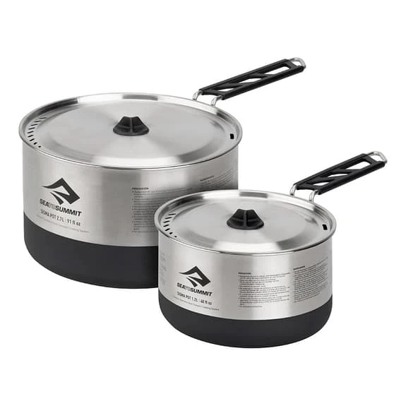 Set Pentole Sea To Summit Sigma 2.0 Grigio 1 Set Pentole Sea To Summit Sigma 2.0 Grigio