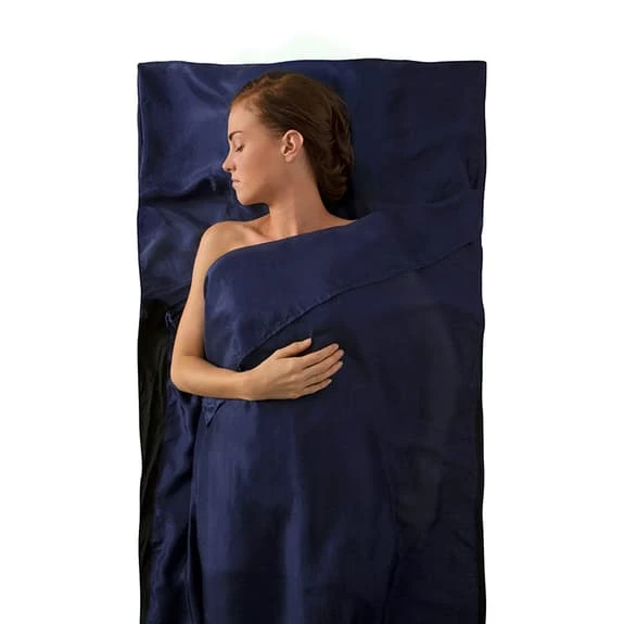 Lenzuola Da Viaggio Sea To Summit Silk Traveller 225x92 Cm Blu 1 Lenzuola Da Viaggio Sea To Summit Silk Traveller 225x92 Cm Blu