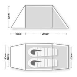 Tenda Da Campeggio Terra Nova Hoolie Compact 2 Verde -Easy Camp Italia tn 44hc2v2 003